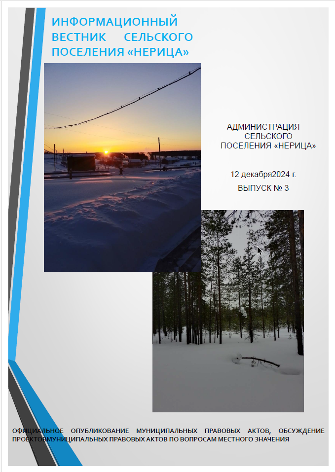 Выпуск № 3 от 29.12.2023 год.